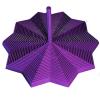 3 PCS--3D Printed Expanded Sensory Fidget Star with Handles 3D Printed Fractal Fidget Hexagon for Christmas Travel Office (Purple) view 1