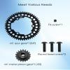 46T 1 Mod Hardened Steel Spur Gear 18T Motor Pinion Gear Compatible with 1/5 X-Maxx 1/7 XO-1 1/10 Maxx 1/10E-Revo 2.0 VXL, Replace 6447 view 3