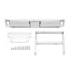 Aluminum Front Rear Bumper 1 10 Scale Chrome Compatible with Automotive Motorcycle Parts FMS FCX10 K5(Front) view 1