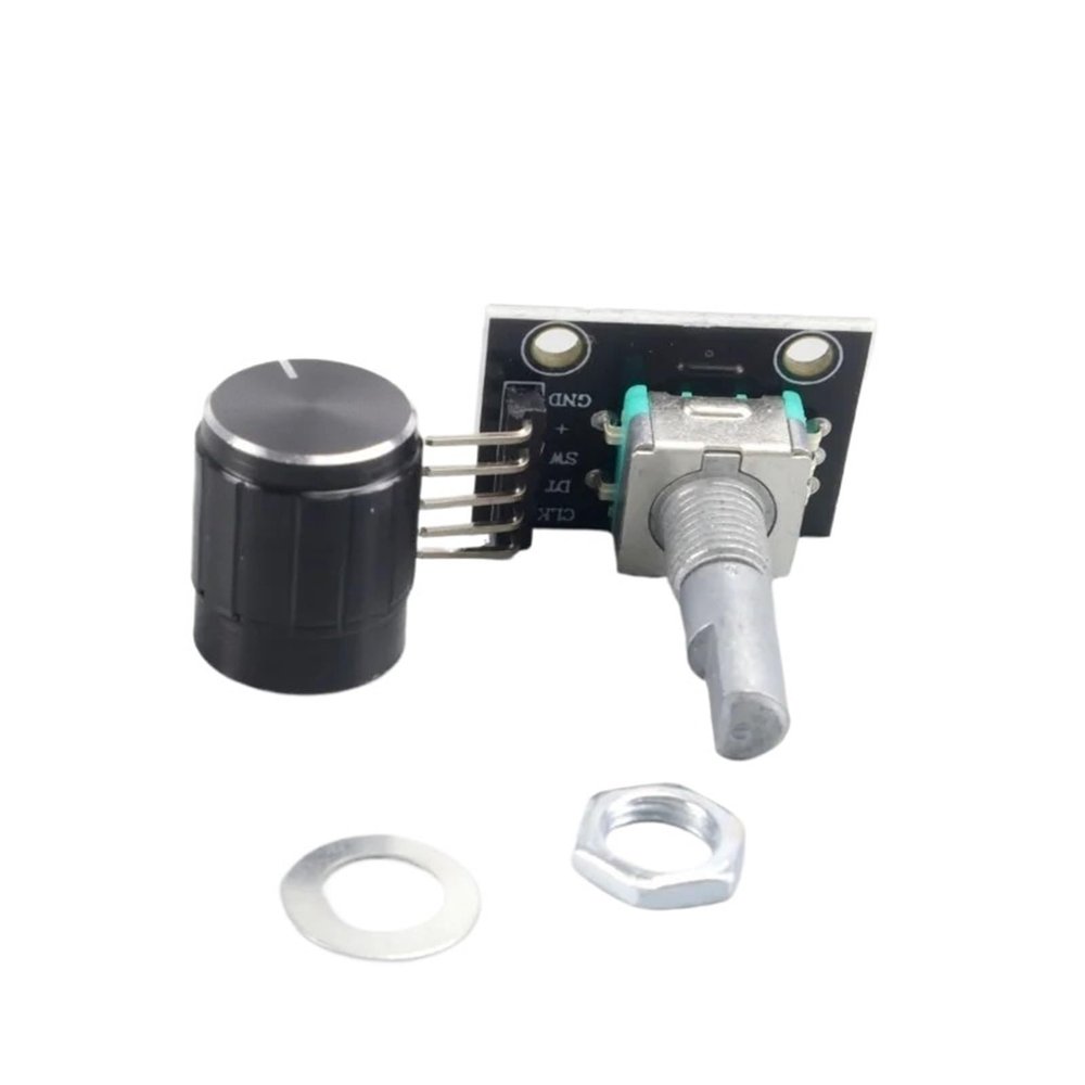 1/3 PCS KY-040 360 Degrees Rotary Encoder Module with Knob Cap 5V Brick Sensor Switch Development Board Module for R3 Board distintivo(1pcs KY-040)