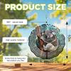 10-Inch Metal Wind Spinner 3D Koala on Tree Trunk Wind Spinner, Unique Metal Hanging Kinetic Wind Sculpture Ornament Gifts for Women Yard Art Garden Patio Lawn Indoor Outdoor Decor view 3