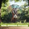 10-Inch Metal Wind Spinner 3D Koala on Tree Trunk Wind Spinner, Unique Metal Hanging Kinetic Wind Sculpture Ornament Gifts for Women Yard Art Garden Patio Lawn Indoor Outdoor Decor view 4