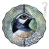 10-Inch Metal Wind Spinner 3D California Quail Wind Spinner, Unique Metal Hanging Kinetic Wind Sculpture Ornament Gifts for Women Yard Art Garden Patio Lawn Indoor Outdoor Decor view 1