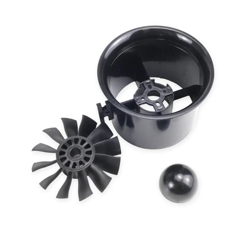 1pcs Captiva 70mm ducted Barrel 12 Blades Ducted Fan Suit for RC Airplane Accessories distintivo