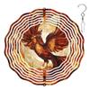 10-Inch Metal Wind Spinner Phoenix in Flames 3D Bird Wind Spinner, Unique Metal Hanging Kinetic Wind Sculpture Ornament Gifts for Women Yard Art Garden Patio Lawn Indoor Outdoor Decor view 1