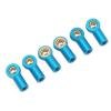 POENVFPO High Precision M3 Link Rod End Ball Joint for 1/10 RC Car, Direct Replacement to Obtain Higher Strength for HSP Axial (Blue) view 1