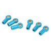 POENVFPO High Precision M3 Link Rod End Ball Joint for 1/10 RC Car, Direct Replacement to Obtain Higher Strength for HSP Axial (Blue) view 3