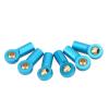 POENVFPO High Precision M3 Link Rod End Ball Joint for 1/10 RC Car, Direct Replacement to Obtain Higher Strength for HSP Axial (Blue) view 4