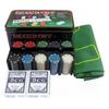 200 Pieces Poker Chips Set with 2 Deck Cards,Casino Gaming Mat & Storage Box,Complete Poker Card Game Set for Adults & Beginners,Casino-Themed Game for Parties,14+ Years,Multicolor(Pack of 1) view 1