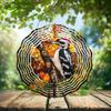 10-Inch Metal Wind Spinner Small Woodpecker 3D Bird Wind Spinner, Unique Metal Hanging Kinetic Wind Sculpture Ornament Gifts for Women Yard Art Garden Patio Lawn Indoor Outdoor Decor (1) view 2