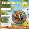 10-Inch Metal Wind Spinner Small Woodpecker 3D Bird Wind Spinner, Unique Metal Hanging Kinetic Wind Sculpture Ornament Gifts for Women Yard Art Garden Patio Lawn Indoor Outdoor Decor (1) view 3