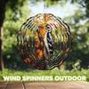 10-Inch Metal Wind Spinner Small Woodpecker 3D Bird Wind Spinner, Unique Metal Hanging Kinetic Wind Sculpture Ornament Gifts for Women Yard Art Garden Patio Lawn Indoor Outdoor Decor (1) view 4