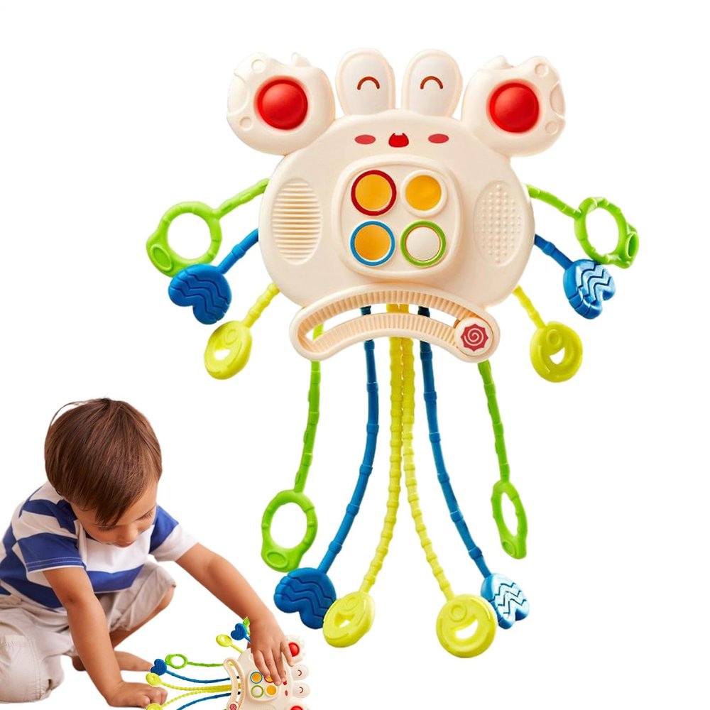 Fidget Toy,  Cute Early Education Fun, Sensory toysLightweight, Crab Design Promotes Exploration Flexibility | Sensory Toys, Lightweight toysWith Crab Design Fo
