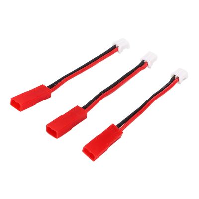 POENVFPO 3Pcs Flexible PH2.0 to JST Plug Converter Safe and Reliable for AXIAL SCX24 1/24 Tracked Vehicle Upgrade Part