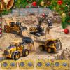 Mudsterz Construction Rc Set of 4, Command The Site, Conquer The Dirt, Rechargeable 2.4ghz Remote Control Construction Vehicles with Cool LED Lights, Metal Parts, Real Sounds(4-Piece Set) view 1
