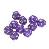 POENVFPO 12 Sided Dice Set Clear Numbers Prevent Oxidation Dice for Game Teaching, 40pcs Polyhedral for Interactive Games and School Supplies (Purple) view 4