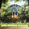 10-Inch Metal Wind Spinner Three White Geese 3D Animal Wind Spinner, Unique Metal Hanging Kinetic Wind Sculpture Ornament Gifts for Women Yard Art Garden Patio Lawn Indoor Outdoor Decor view 4