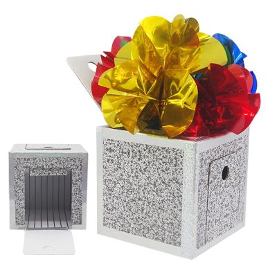 DIY Magic Boxes Simple Assembly Empty Boxes, Produce Silk Scarves, Candy, Flower Balls | Interactive Magic Props for Kids and Adults, Fun Entertainment Tool for Stage Tricks and Creative Play