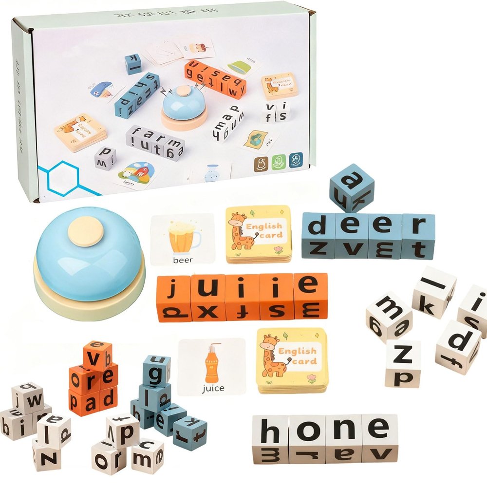 60pcs-Dice Word Game - The Ultimate Portable Party & Travel Game for Friends & Family (1-5 Players)(2pcs)