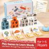 60pcs-Dice Word Game - The Ultimate Portable Party & Travel Game for Friends & Family (1-5 Players)(2pcs) view 3