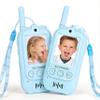 SKYROKU 2nd-Gen Video Walkie Talkies for Kids, 2000ft Long Range Rechargeable Walky Talkies, AI Virtual Costumes & Voice Changer, Outdoor Camping Toys Gift for Boys Girls Ages 3-12 (Blue&Blue) view 1