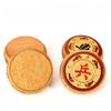 Natural Wood Chinese Chess, Xiangqi Gift Set - Travel Games Sets with Board Games Gift, Xiang Qi Game & Pieces, Chinese Decor & Gifts, Chinese New Year Decor (Large) view 4