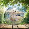 10-Inch Metal Wind Spinner White Seal 3D Animal Wind Spinner, Unique Metal Hanging Kinetic Wind Sculpture Ornament Gifts for Women Yard Art Garden Patio Lawn Indoor Outdoor Decor view 2
