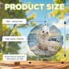 10-Inch Metal Wind Spinner White Seal 3D Animal Wind Spinner, Unique Metal Hanging Kinetic Wind Sculpture Ornament Gifts for Women Yard Art Garden Patio Lawn Indoor Outdoor Decor view 3