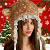 Animal Hats for Adults - Antler Print Cosplay Headwear, Super Soft Warm Winter Hat, Comfortable Daily Wear Cap | Festive Holiday Party Favors view 3