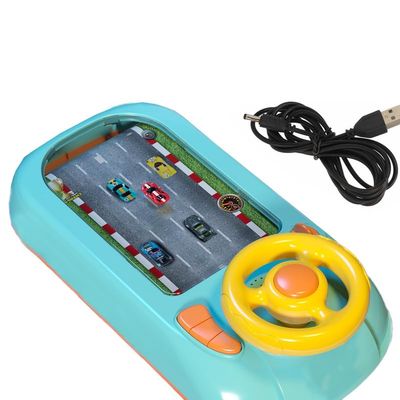 ariarly Car Adventure Toy for Boys Girls Big Simulated Driving Racing Car Toy with Sounds Musical Steering Wheel Toys Interactive Educational Learning Toy