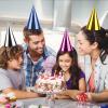Atiloy 24PCS Colorful Birthday Party Hats Mini Party Hats for Adults Small Metallic Foil Cone Hat for Birthday Carnival Party Supplies, Accessories view 4