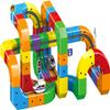 Magical Track Car Toys,DIY Race Car Track Building Kits with Train and Traffic Signs,for 4-10 Year Old Boys Girls Christmas Birthday Party Gifts 2 car(123pcs) view 1