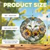 10-Inch Metal Wind Spinner Cat and Sunflowers 3D Pet Wind Spinner, Unique Metal Hanging Kinetic Wind Sculpture Ornament Gifts for Women Yard Art Garden Patio Lawn Indoor Outdoor Decor view 3