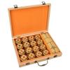 Natural Wood Chinese Chess, Xiangqi Gift Set - Travel Games Sets with Board Games Gift, Xiang Qi Game & Pieces, Chinese Decor & Gifts, Chinese New Year Decor (Small) view 1