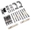 for WPL C14 C24 C24-1 C54 Metal Chassis Link Rod Pull Rod Mount Shock Absorber Drive Shaft Set 1/16 RC Car Upgrade Parts(Grey) view 1