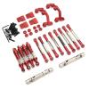 for WPL C14 C24 C24-1 C54 Metal Chassis Link Rod Pull Rod Mount Shock Absorber Drive Shaft Set 1/16 RC Car Upgrade Parts(Grey) view 2