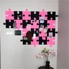 SNRTKA Felt Board 8 PCS Puzzle Felt Board for Wall Decorative Pin Photo Bulletin for Office Display(White) view 4