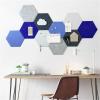 SNRTKA Felt Board 10 PCS Creativity Felt Wall Stickers Pin Board for Living Room Background Decorative Photo Display(Grey) view 2