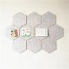 SNRTKA Felt Board 10 PCS Creativity Felt Wall Stickers Pin Board for Living Room Background Decorative Photo Display(Grey) view 4