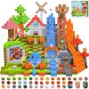 LionFuny Magnetic Blocks, 300Pcs Magnetic Building Blocks Sets, STEM Montessori Stacking Sensory Education Magnet Toys for Kids Toddlers Boys Girls Ages 3 4 5 6 7 8-12 Birthday Gifts, 1" Large Size view 1