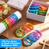 Equsion 100 Pcs Christian Bracelets Glow in Dark Let Your Light Shine Silicone Bracelets Religious Jesus Wristbands Bulk Inspirational Scripture Easter Party Gift for Baptism Church(Rendering) view 3