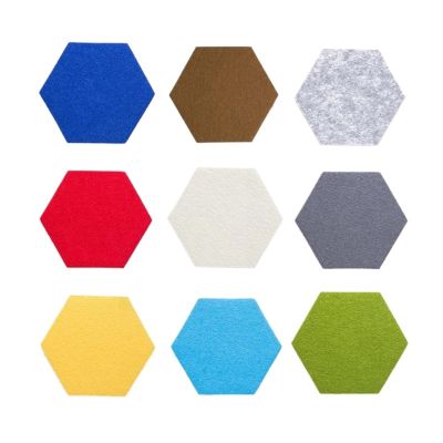 SNRTKA Felt Board 9 Pcs Felt Board for Wall Storage Colorful Bulletin Boards Decorative Pin for Home