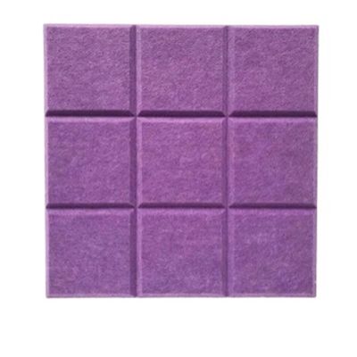 SNRTKA Felt Board 10 Pcs Felt Board for Wall Decor Creative Bulletin Boards Self-Adhesive for Photo Display(Purple)