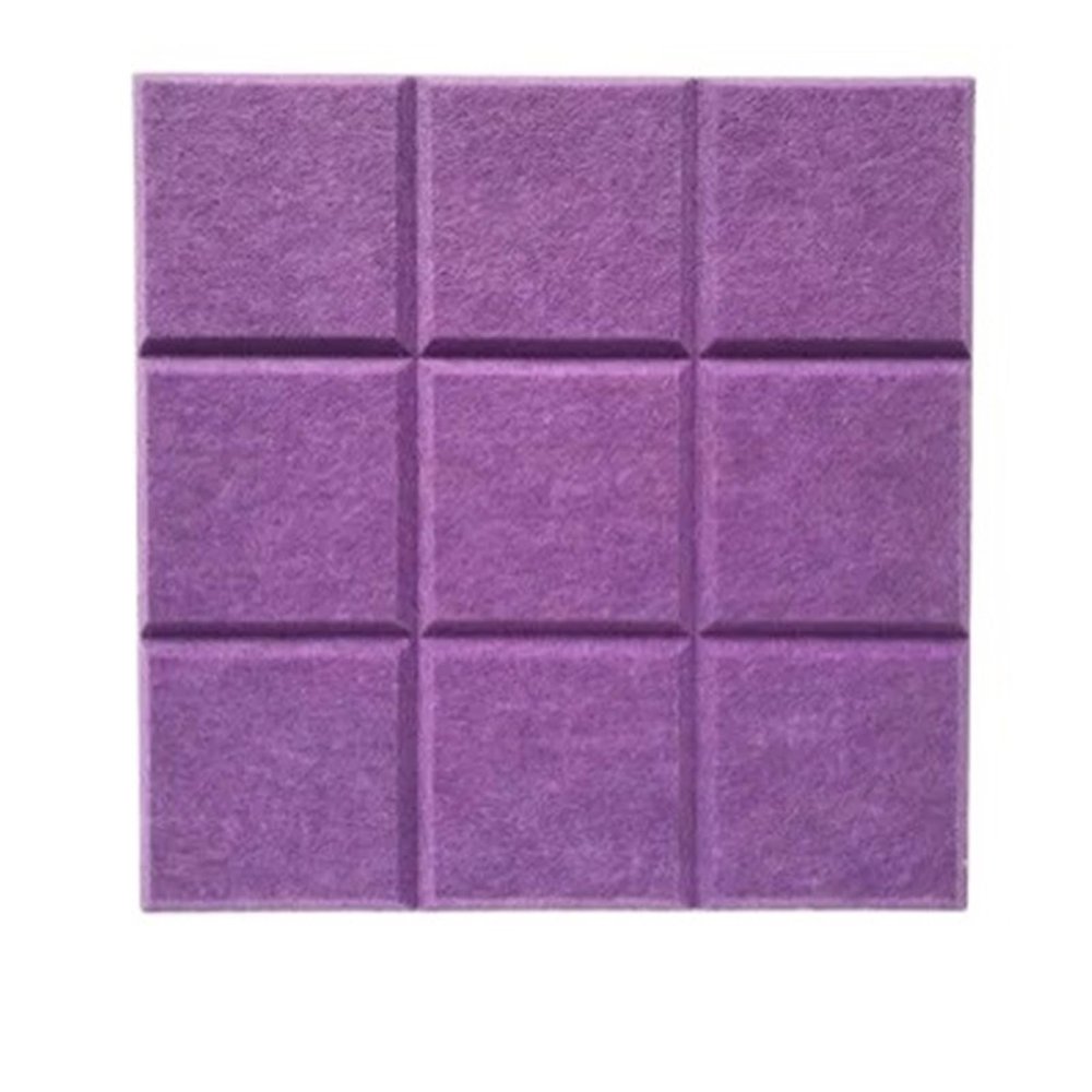 SNRTKA Felt Board 10 Pcs Felt Board for Wall Decor Creative Bulletin Boards Self-Adhesive for Photo Display(Purple)