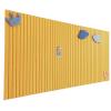 SNRTKA Felt Board 2 PCS Thickened Felt Board for Home Decorative Cork DIY Wall for Photos Message Display(Yellow) view 1