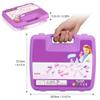 POENVFPO Doctor Kit Medical Play Toy Encourages Roleplay for Boys and Girls Kids Pink ABS Material view 2