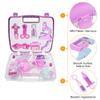 POENVFPO Doctor Kit Medical Play Toy Encourages Roleplay for Boys and Girls Kids Pink ABS Material view 4