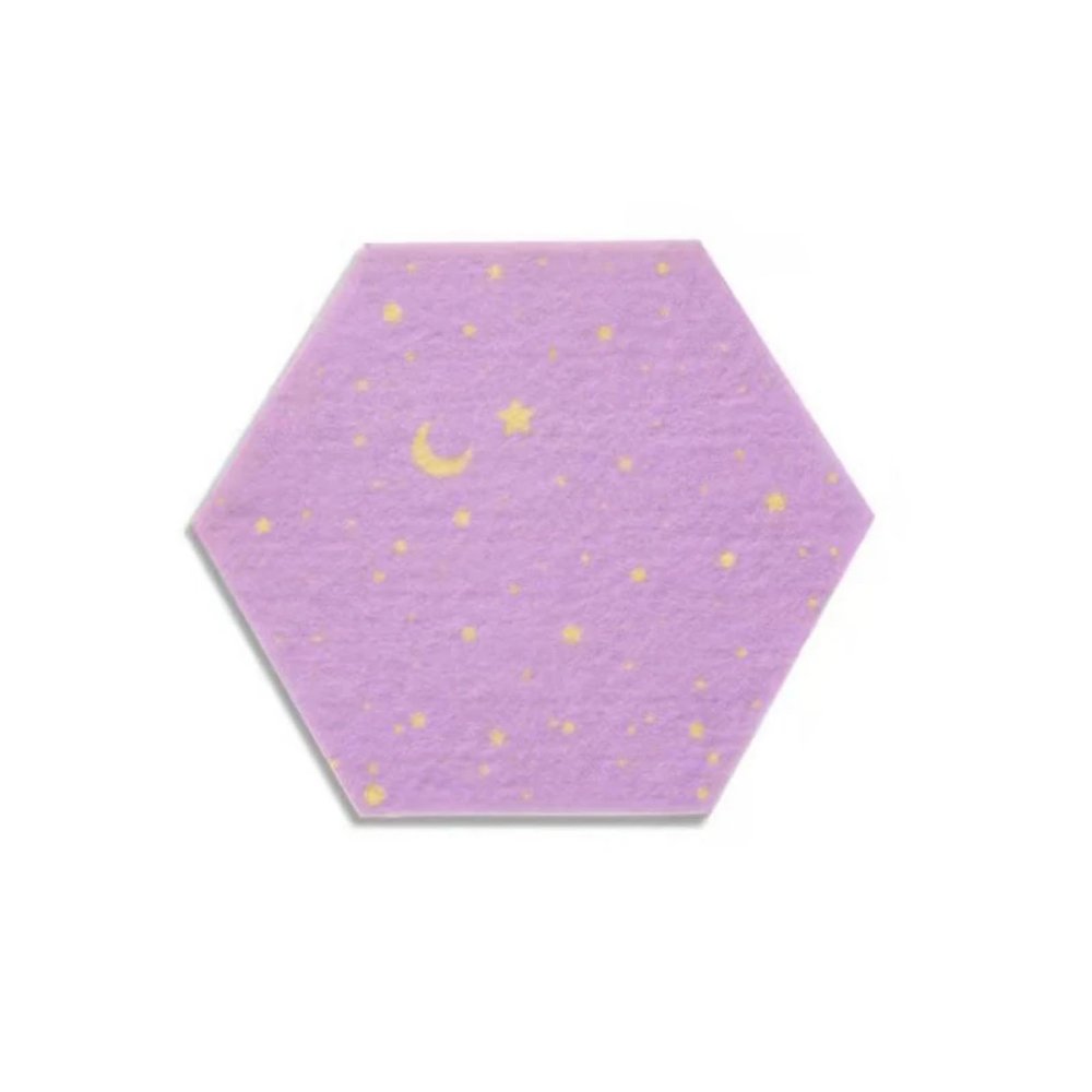 SNRTKA Felt Board 6 Pcs Felt Boards for Home Decor Self Adhesive Wall Bulletin Board Creative Pin for Office(Purple)