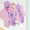 SNRTKA Felt Board 6 Pcs Felt Boards for Home Decor Self Adhesive Wall Bulletin Board Creative Pin for Office(Purple) view 3