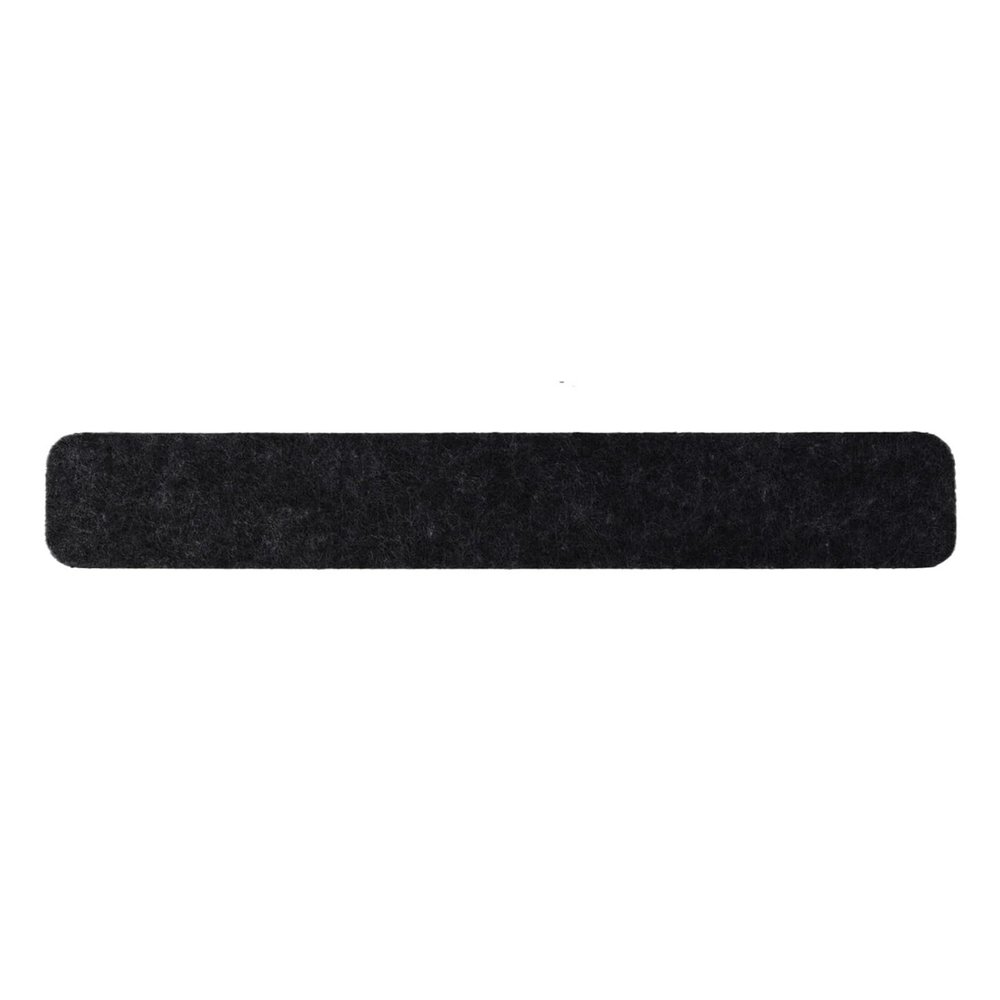 SNRTKA Felt Board 8 Pcs Self-Adhesive Felt Message Boards Long Board Strips for Home Decor Creative Bulletin(Black)